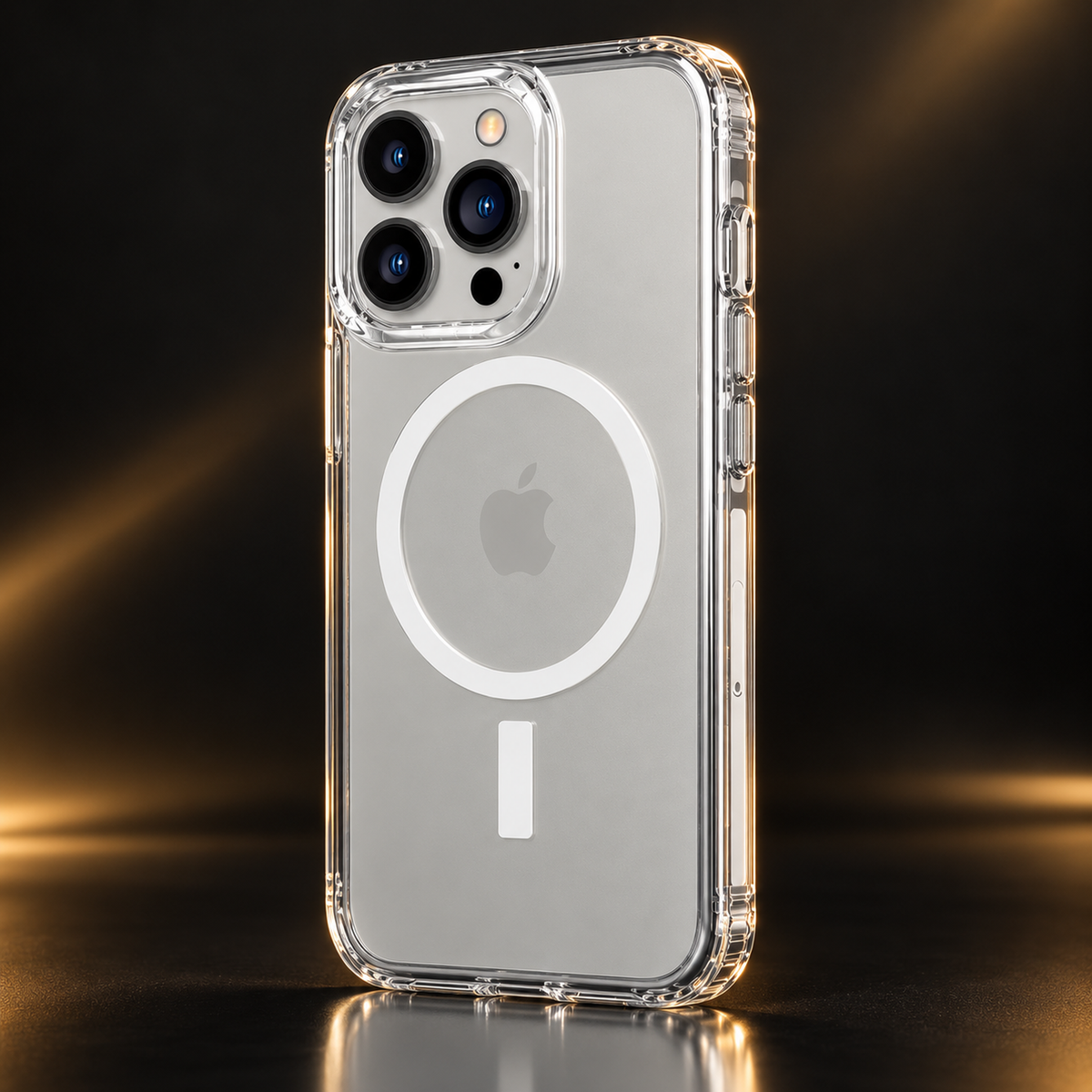 Roadhold Clearcoat — Clear MagSafe-Compatible Case