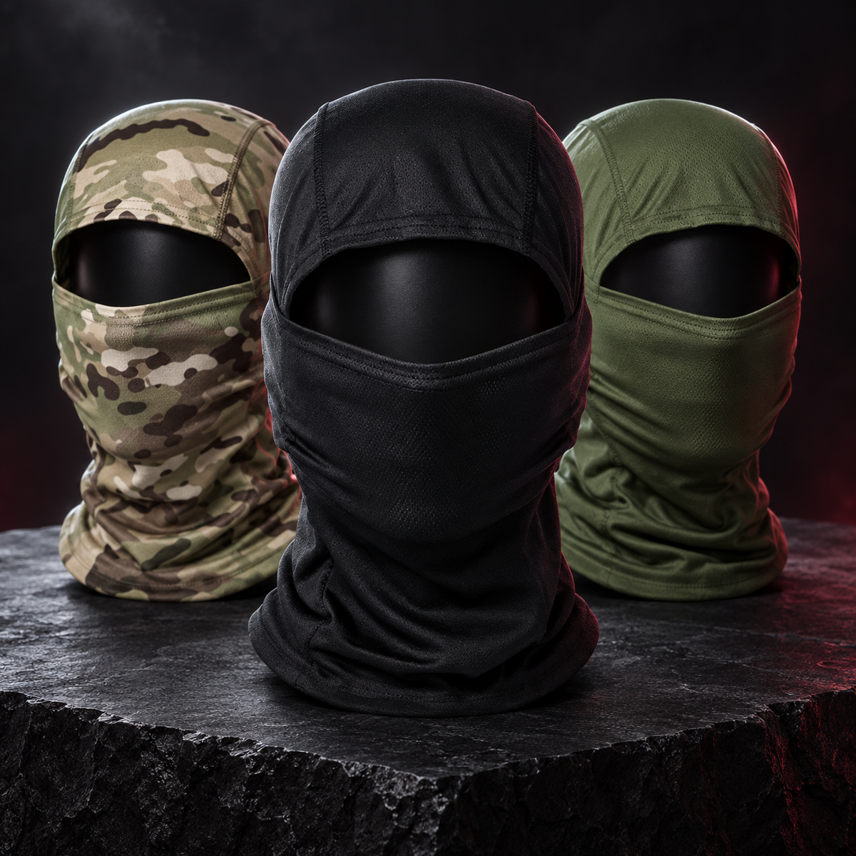 Roadhold Breathable Full Face Motorcycle Balaclava 3-Pack
