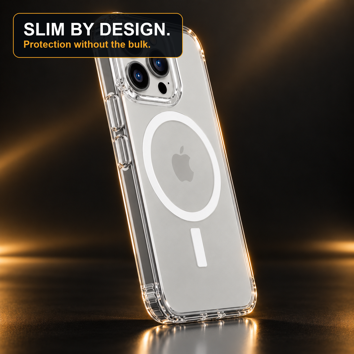 Roadhold Clearcoat — Clear MagSafe-Compatible Case