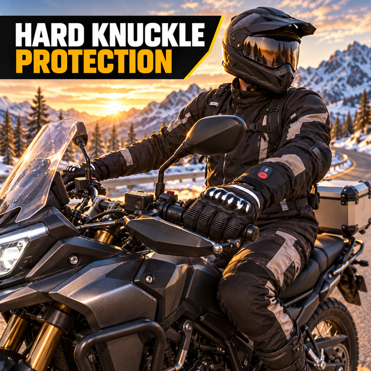 Roadhold Forge — Heated Riding Gloves