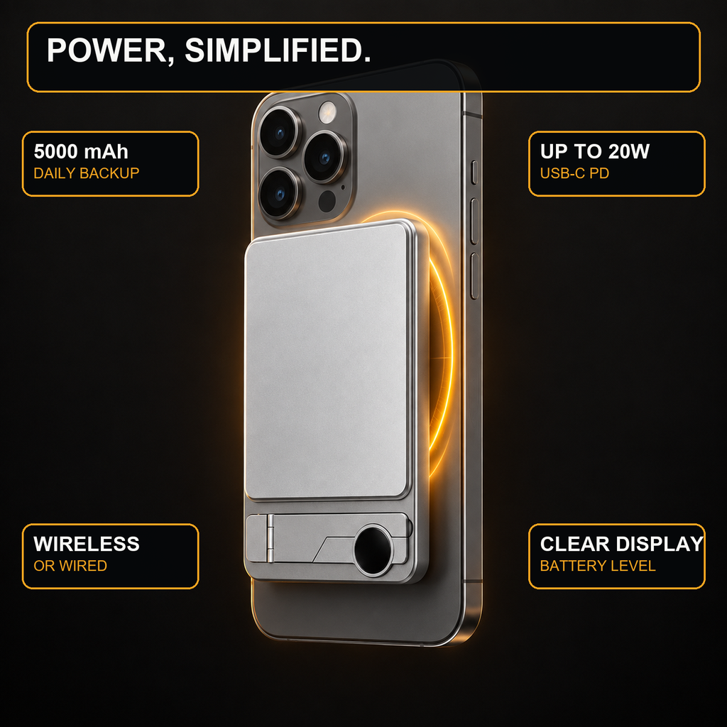 Roadhold Reserve — Magnetic Power Bank