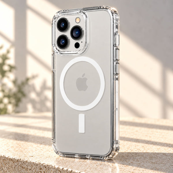 Roadhold Clearcoat — Clear MagSafe-Compatible Case