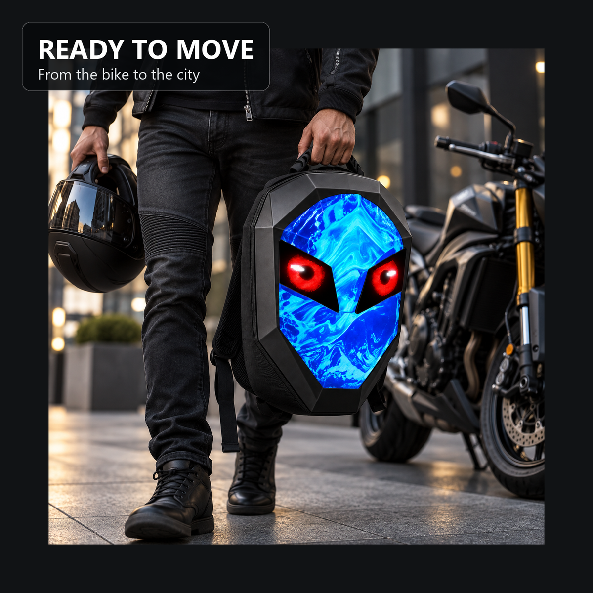 Roadhold Specter — LED Riding Backpack