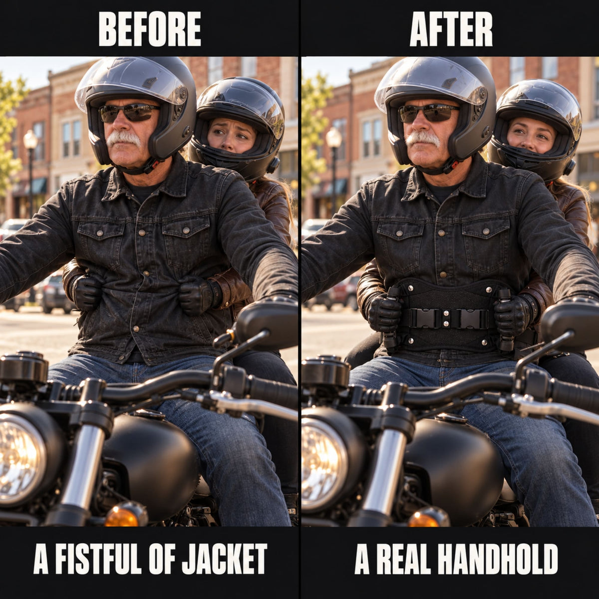 Roadhold Two-Up — Passenger Grab Belt