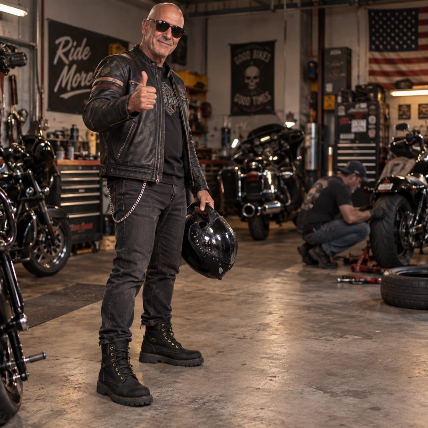 Shovelhead — Black, 3